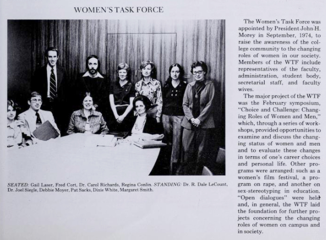 The Women's Task Force, 1975